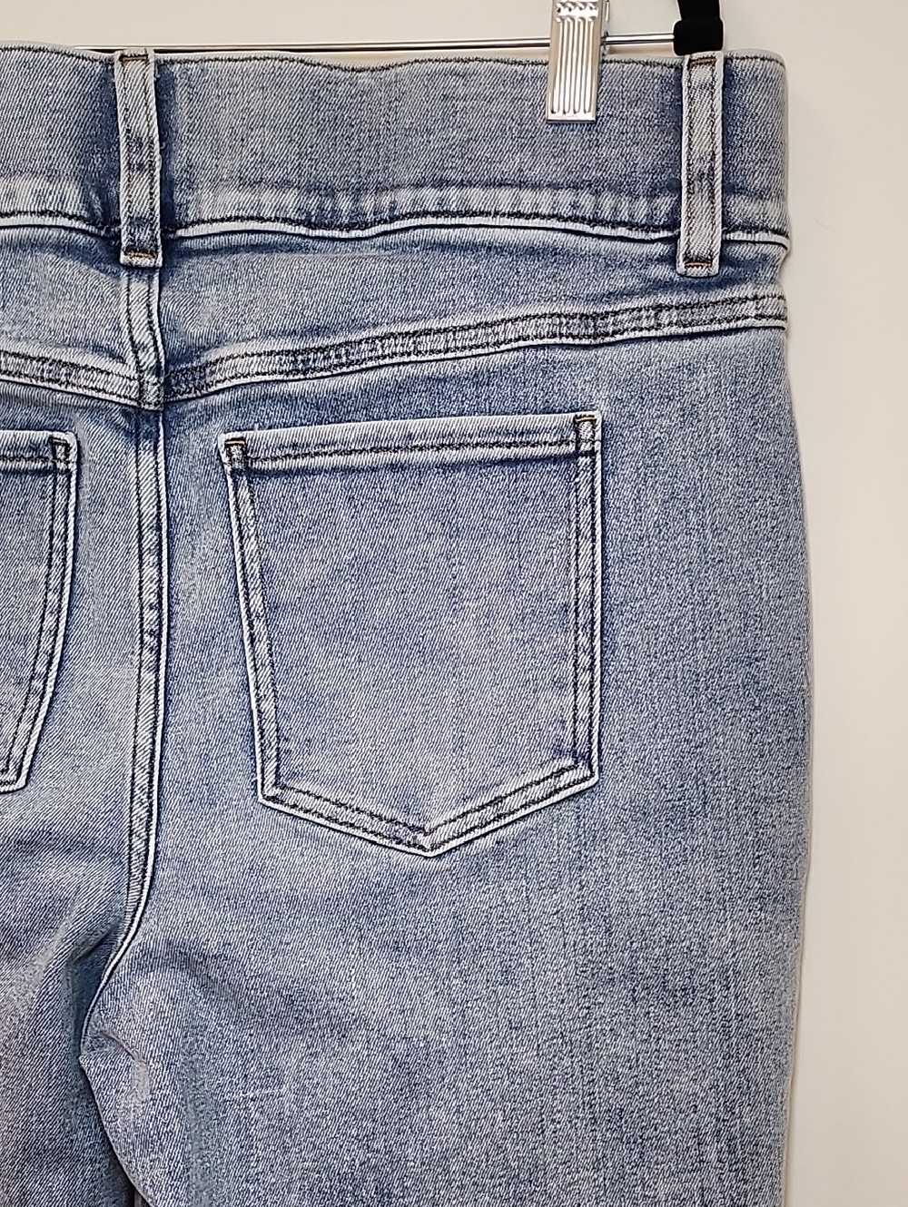SPANX EveryWear Kick Flare Ankle Jeans Indigo Sky wash featuring a pull-on Sz 1X - Picture 14 of 16